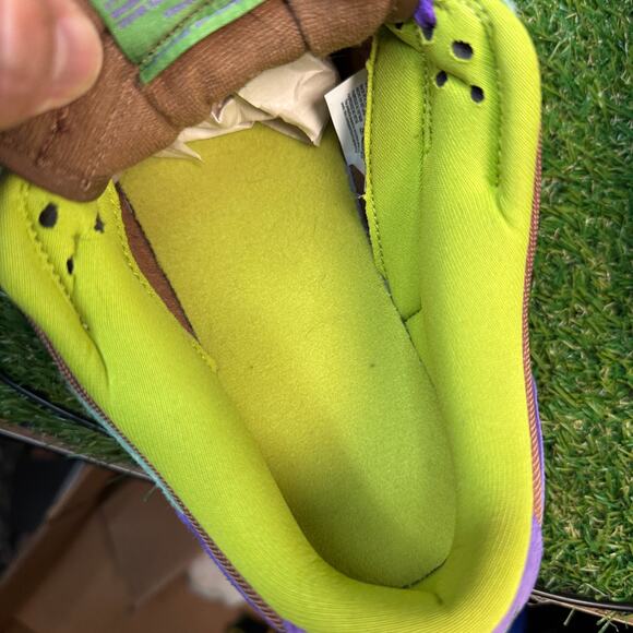 Nike Dunk Low SP Retro ‘Veneer’ 2020 Brown Green Purple DA1469-200 Men’s Size 12 - Picture 5 of 11